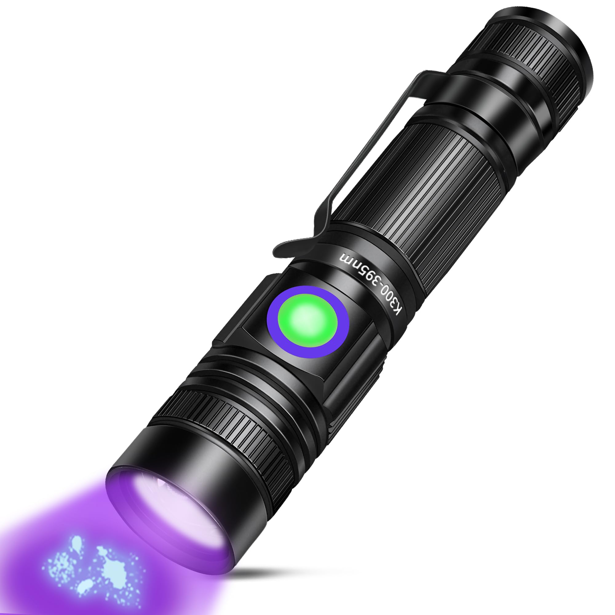 Uv Flashlight Black Light Usb Rechargeable 395Nm Blacklight Mini, Wood – Lightsdaddy
